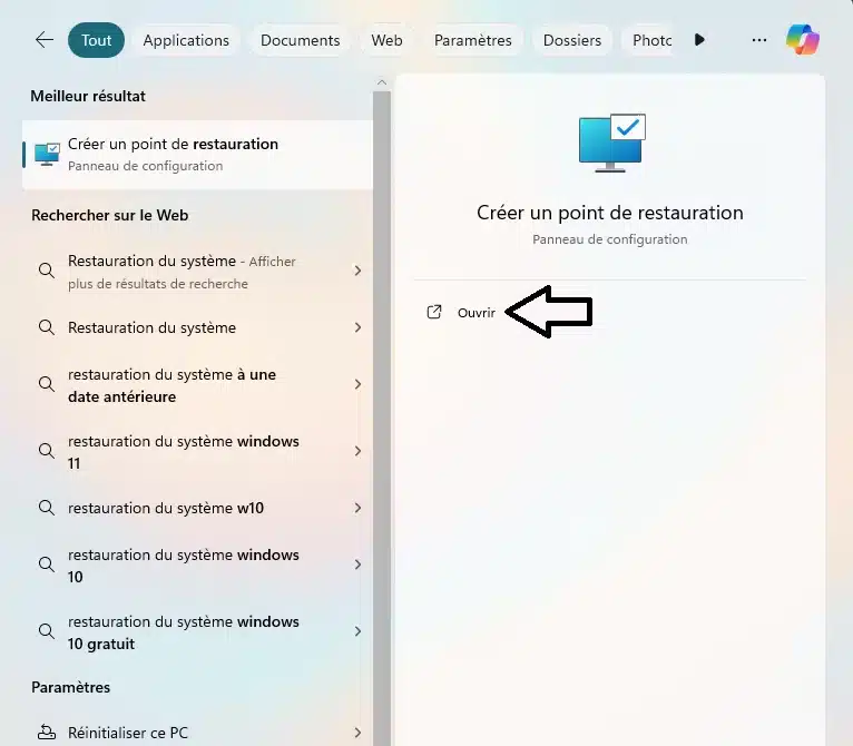 Tappez-Restauration-du-systeme