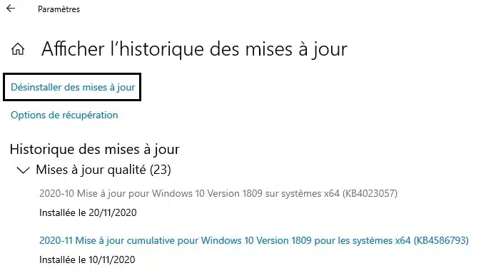 Desinstaller-les-mises-a-jour